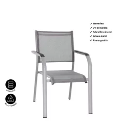 Dehner Balkon-Stapelstuhl Dallas -Gartenbedarf Geschäft 5302070 WE IG 001 DehnerBalkon StapelstuhlDallas