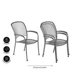 MWH Metall-Stapelsessel Carlo -Gartenbedarf Geschäft 5305669 WE IG 001 MWHMetallStapelsesselCarlo