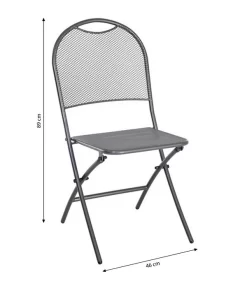 MWH Klappstuhl Cafe Latte -Gartenbedarf Geschäft 5312111 WE BG 001 MwhKlappstuhlCafeLateKlappstuhlCafeLateEGrau