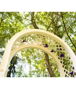 KHW Kunststoff-Rosenbogen, Ca. B174/H207/T43 Cm -Gartenbedarf Geschäft 5344221 WE DE 002 RosenbogenKastenweiss