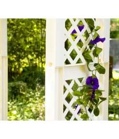 KHW Kunststoff-Rosenbogen, Ca. B174/H207/T43 Cm -Gartenbedarf Geschäft 5344221 WE DE 003 RosenbogenKastenweiss