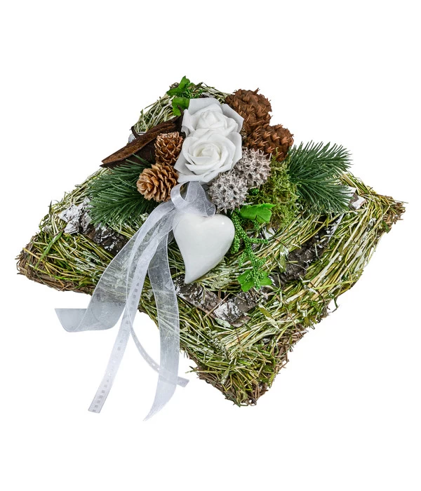 Grabgesteck Perth, Eckig, Ca. B23/H15/T23 Cm 1 Grabgesteck Perth, Eckig, Ca. B23/H15/T23 Cm