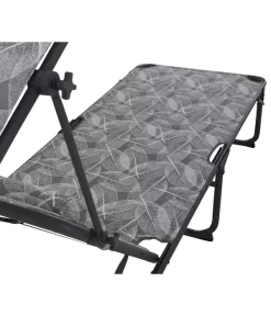 Siena Garden Campingliege Natura, Grau, Ca. B69/H43/T200 Cm -Gartenbedarf Geschäft 6602981 WE DE 008 CampingliegeNatura