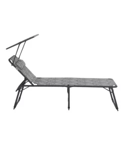 Siena Garden Campingliege Natura, Grau, Ca. B69/H43/T200 Cm