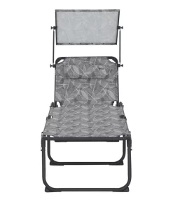 Siena Garden Campingliege Natura, Grau, Ca. B69/H43/T200 Cm -Gartenbedarf Geschäft 6602981 WE FS 004 CampingliegeNatura