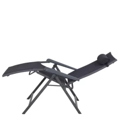 Siena Garden Camping Relaxstuhl Premium, Anthrazit -Gartenbedarf Geschäft 6603021 WE FS 008 SienaGardenCampingRelaxstuhl PremiumAnthrazit
