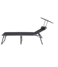 Siena Garden Campingliege Premium, Anthrazit, Ca. B69/H43/T200 Cm -Gartenbedarf Geschäft 6603047 WE FS 003 SienaGardenCampingliegePremiumAnthrazit