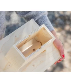 Dehner Natura Futterhaus Karwendel, Natur, Inkl. Ständer, Ca. B84,3/H127,2/T84,3 Cm -Gartenbedarf Geschäft 6622872 6622898 6622906 6622922 WE MO 007 NVHRofanKarwendel