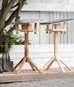 Dehner Natura Futterhaus Rofan, Natur, Inkl. Ständer, Ca. B84,3/H129,7/T84,3 Cm -Gartenbedarf Geschäft 6622872 6622906 WE MO 001 NVHRofanPultdach