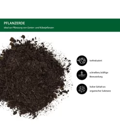 Dehner Pflanzerde, 60 X 30 Liter -Gartenbedarf Geschäft 6632764 WE IG 001 DehnerPflanzerde30l