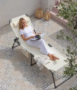 Dehner Gartenliege Mallorca, Ca. B71/H106/T227 Cm 24 Dehner Gartenliege Mallorca, Ca. B71/H106/T227 Cm -Gartenbedarf Geschäft 6635163 WE MO 001 LiegeMallorcaVanilla