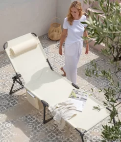 Dehner Gartenliege Mallorca, Ca. B71/H106/T227 Cm 25 Dehner Gartenliege Mallorca, Ca. B71/H106/T227 Cm -Gartenbedarf Geschäft 6635163 WE MO 002 LiegeMallorcaVanilla