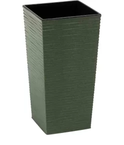 Siena Garden Kunststoff-Topf ECO Nizza, Konisch, Ca. B25/H46,5/T25 Cm