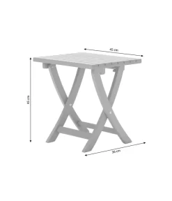 Dehner Klapphocker Stavanger, Ca. B45/H45/T42,6 Cm -Gartenbedarf Geschäft 6666515 WE BG 001 KlapphockerStavanger
