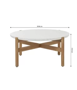 Dehner Tisch Portofino, Ca. Ø80/H37,8 Cm -Gartenbedarf Geschäft 6670681 WE BG 001 DehnerTischPortofinoGross