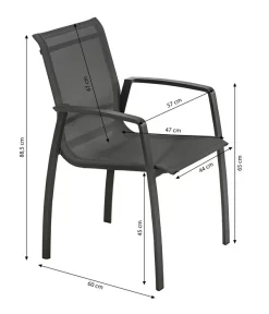 Dehner Stapelstuhl Nancy -Gartenbedarf Geschäft 6701726 WE BG 001 StapelstuhlNancy
