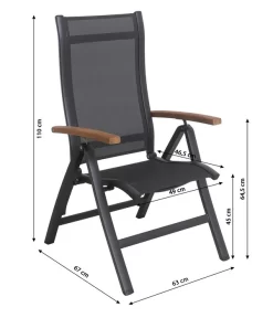 Dehner Klappsessel Chicago Wood -Gartenbedarf Geschäft 6701817 WE BG 001 KlappstuhlChicagoWoodNeu