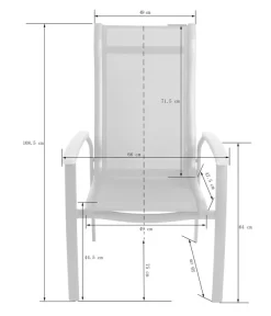 Dehner Stapelstuhl Chicago Wood -Gartenbedarf Geschäft 6701866 WE FS 002 StapelstuhlChciagoWoodSkizze