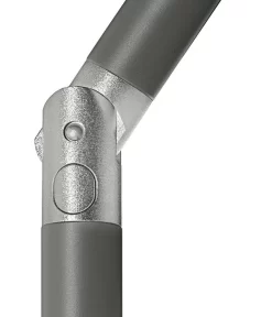 Dehner Schirm Milos, Rund, Ca. Ø294 Cm -Gartenbedarf Geschäft 6702864 WE DE 001 SchirmMilosHellgrauNeu