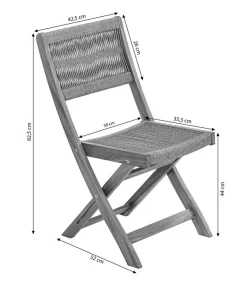 Dehner Klappstuhl Macao Rope -Gartenbedarf Geschäft 6705107 WE BG 001 KlappstuhlMacao