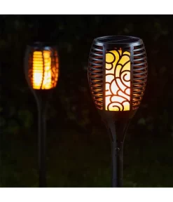 Dehner Solar-Flammenfackel Jumbo, Ca. Ø12/H75 Cm -Gartenbedarf Geschäft 6707822 WE MO 002 SolarFlammenfackelJumbo