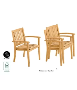 Dehner Stapelsessel Havanna -Gartenbedarf Geschäft 6708309 WE IG 001 StapelstuhlHavanna