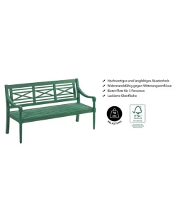 Dehner Gartenbank Emma, 3-Sitzer -Gartenbedarf Geschäft 6708473 WE IG 001 BankEmma3er