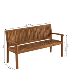 Dehner Gartenbank Valetta -Gartenbedarf Geschäft 6708614 WE BG 001 BankValetta3er