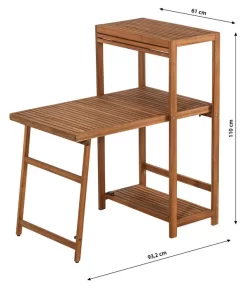 Dehner Balkonset Neapel, 3-teilig -Gartenbedarf Geschäft 6712368 WE BG 001 BalkonsetNeapel