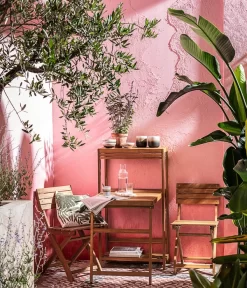 Dehner Balkonset Neapel, 3-teilig -Gartenbedarf Geschäft 6712368 WE MO 001 DehnerBalkonsetNeapelNaturNEU