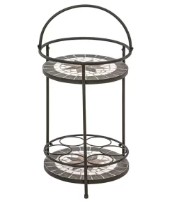 Dehner Mosaikbeistelltisch Diana, Ca. Ø41/H74 Cm