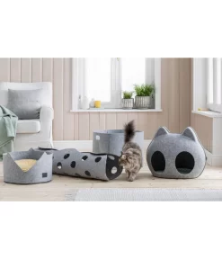 Dehner Lieblinge Katzenspielzeug Spieltunnel Dream Team Two-Stage, Ca. Ø25/B100 Cm -Gartenbedarf Geschäft 6738868 6739643 6739635 6739650 002 Moodbilder