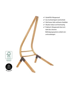 La Siesta Hängesesselgestell Calma Nature -Gartenbedarf Geschäft 6743306 WE IG 001 HMStaenderCalmaNature