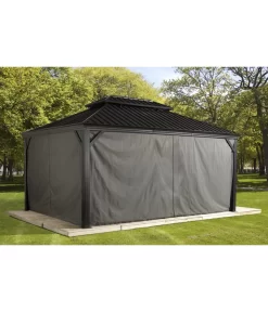 Sojag Vorhang-Set Messina -Gartenbedarf Geschäft 6752810 WE MO 002 VorhangSetMessina