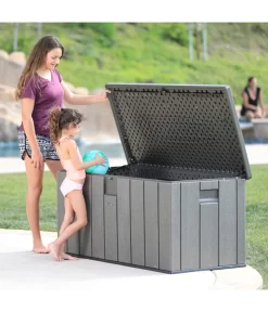 Lifetime Kissenbox Harmony, 570 L -Gartenbedarf Geschäft 6752950 WE MO 001 Kissenbox570LDunkelgrau
