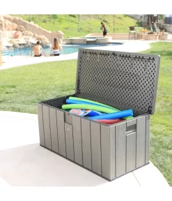 Lifetime Kissenbox Harmony, 570 L -Gartenbedarf Geschäft 6752950 WE MO 008 Kissenbox570LDunkelgrau