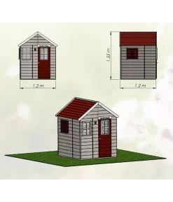 Wendi Toys Spielhaus Gecko 15 Wendi Toys Spielhaus Gecko -Gartenbedarf Geschäft 6759104 WE MO 007 WendiSpielhausGecko
