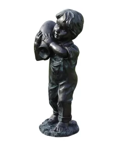 Ubbink Polystone-Wasserspeier Yannick, Ca. B20/H48/T17 Cm