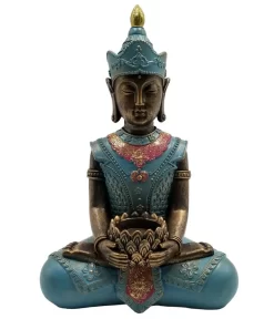 Dehner Polyresin-Buddha, Ca. H34,5 Cm