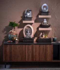 Dehner Polyresin-Zimmerbrunnen Malu -Gartenbedarf Geschäft 6862262 6720163 6720155 6721278 6720296 WE MO 001 Zimmerbrunnen