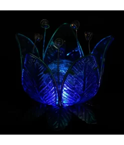Dehner Solar-Lotus, Ca. Ø18/H17 Cm 7 Dehner Solar-Lotus, Ca. Ø18/H17 Cm -Gartenbedarf Geschäft 6868855 WE MO 003 DehnerSolarLotusBlueGlass