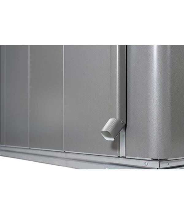 Biohort Gerätehaus Neo 4C, Silber/dunkelgrau 2 Biohort Gerätehaus Neo 4C, Silber/dunkelgrau – Bild 2