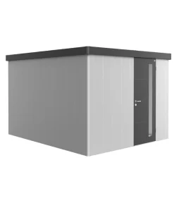 Biohort Gerätehaus Neo 4C, Silber/dunkelgrau