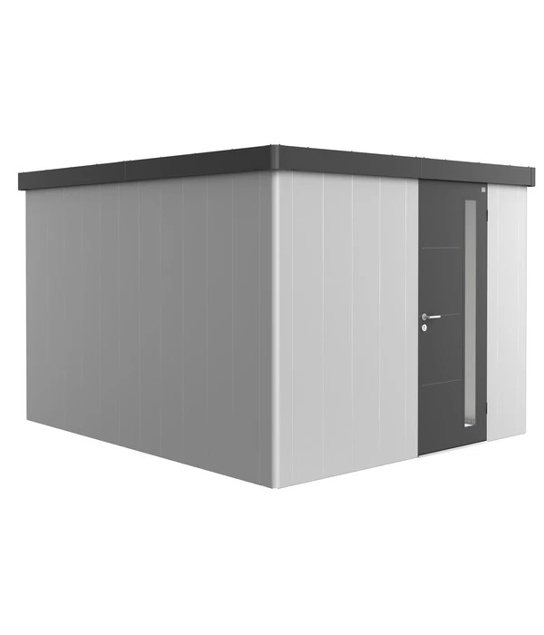 Biohort Gerätehaus Neo 4C, Silber/dunkelgrau 1 Biohort Gerätehaus Neo 4C, Silber/dunkelgrau