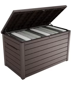 Keter Auflagenbox Ontario, 870 Liter, Ca. B147/H86/T83 Cm -Gartenbedarf Geschäft 6894919 WE DE 002 AuflagenboxOntario