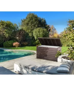 Keter Auflagenbox Ontario, 870 Liter, Ca. B147/H86/T83 Cm -Gartenbedarf Geschäft 6894919 WE MO 001 AuflagenboxOntario