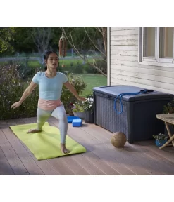 Keter Aufbewahrungsbox Borneo, 416 Liter, Ca. B130/H63/T70 Cm -Gartenbedarf Geschäft 6894935 WE MO 002 KeterAufbewahrungsbox