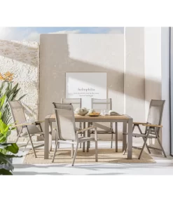 Dehner Klappsessel Cleveland, Hellbraun -Gartenbedarf Geschäft 6895387 WE MO 001 GruppeClevelandWoodNEU 1