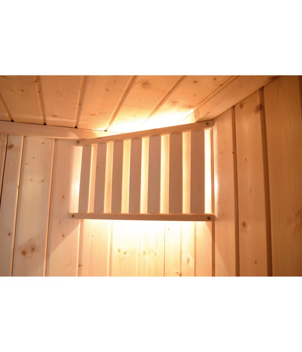 Weka Sauna Turku Mit Glastür Und Fenster Inkl. Ofen, Ca. B195/H205/T178 Cm 9 Weka Sauna Turku Mit Glastür Und Fenster Inkl. Ofen, Ca. B195/H205/T178 Cm – Bild 9