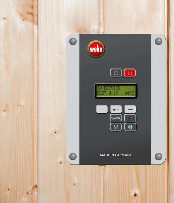 Weka Sauna Turku Mit Glastür Und Fenster Inkl. Ofen, Ca. B195/H205/T178 Cm 7 Weka Sauna Turku Mit Glastür Und Fenster Inkl. Ofen, Ca. B195/H205/T178 Cm – Bild 7